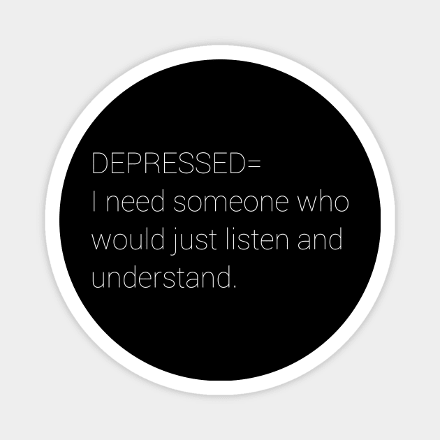 Depressed Magnet by CreativeLimes